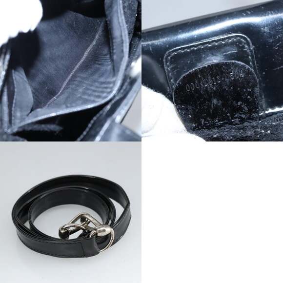 GUCCI Hand Bag Enamel Black Silver 000 1013 000 1013 - Picture 12 of 12